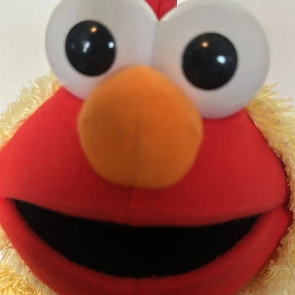 Sesame Street Chicken Dance Elmo Plush Yellow and Orange